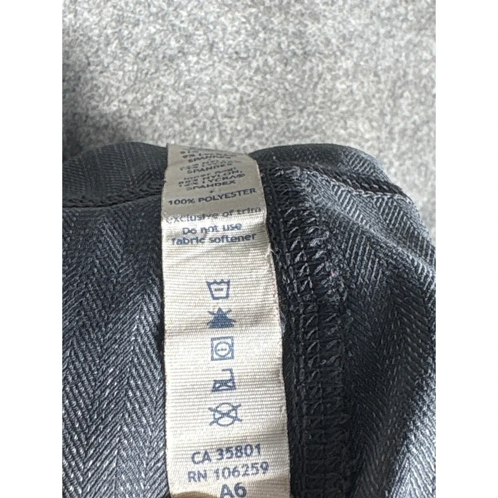 Lululemon Athletica Mens Cargo Pants Gray Herringbone Utility Trousers Size L